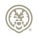 DEN Lion Head-Dark Background-Sand-PMS-7536